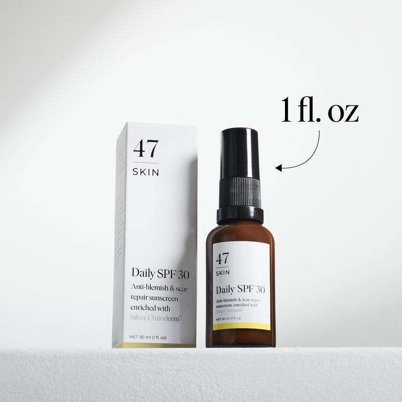 Daily SPF 30, enriched with Silver Chitoderm