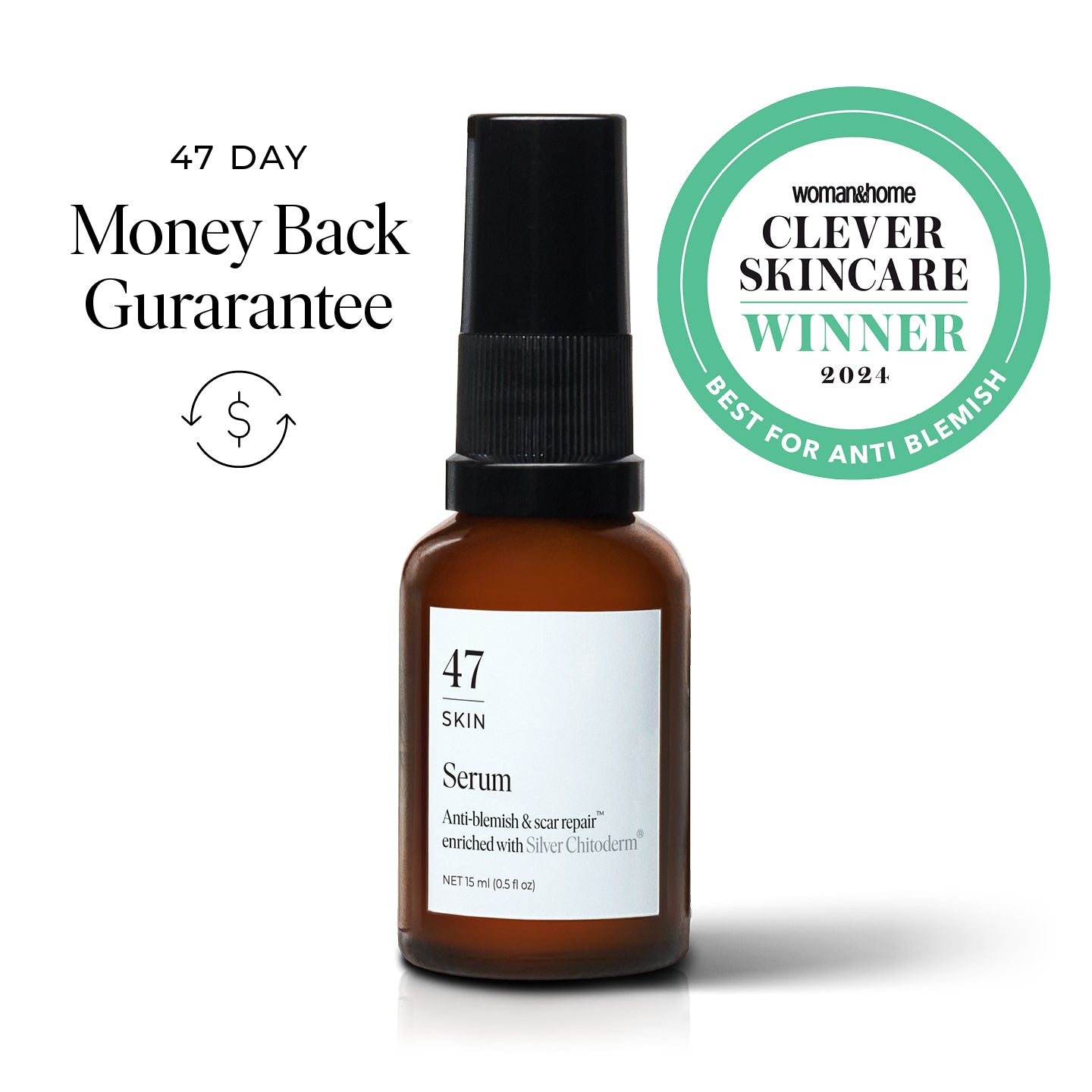#1 Best Seller: Trial Size Anti-Blemish & Scar Repair Serum (15ml – 2 Weeks)