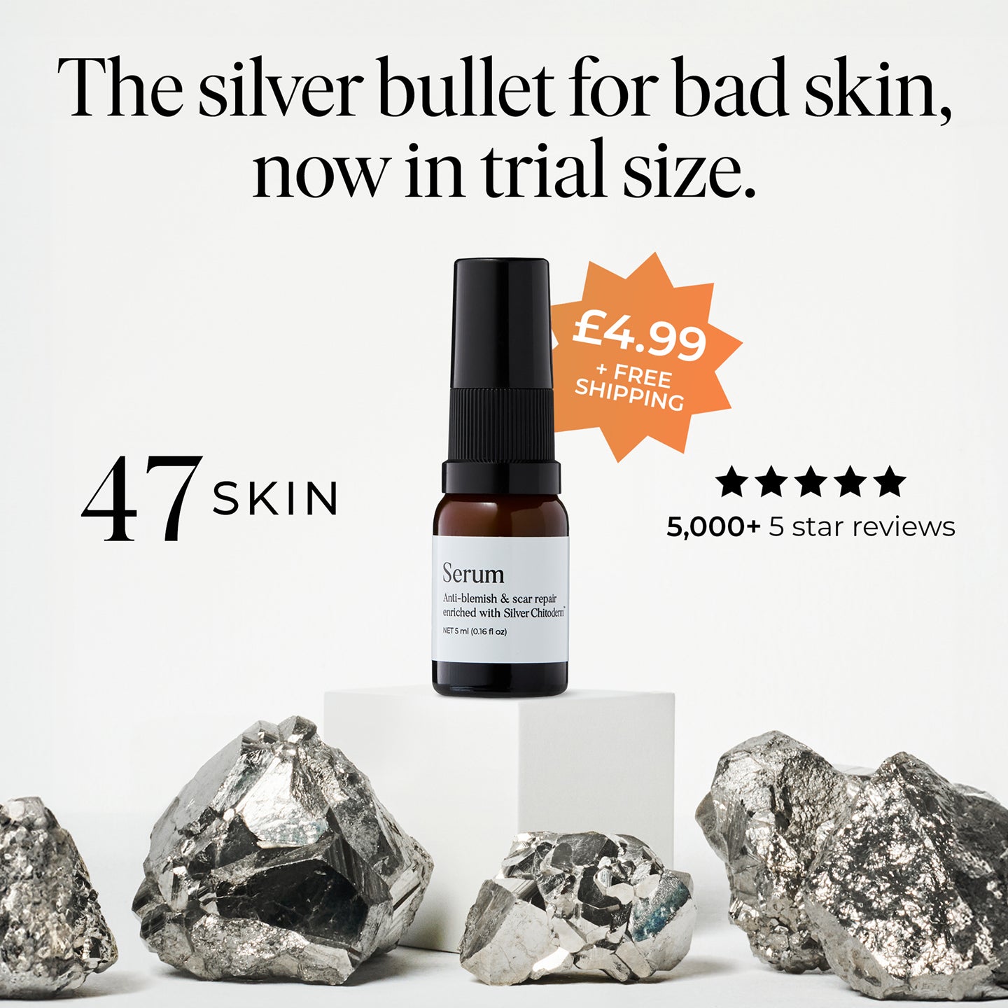 Trial Size Serum : Anti-Blemish & Scar Repair [0.16 fl oz]