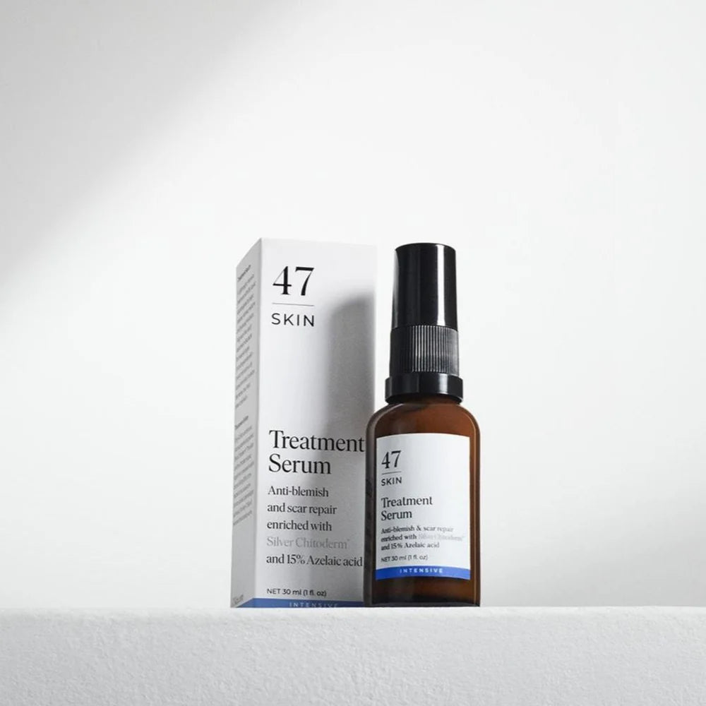 Treatment serum for persistent, stubborn and cystic blemishes