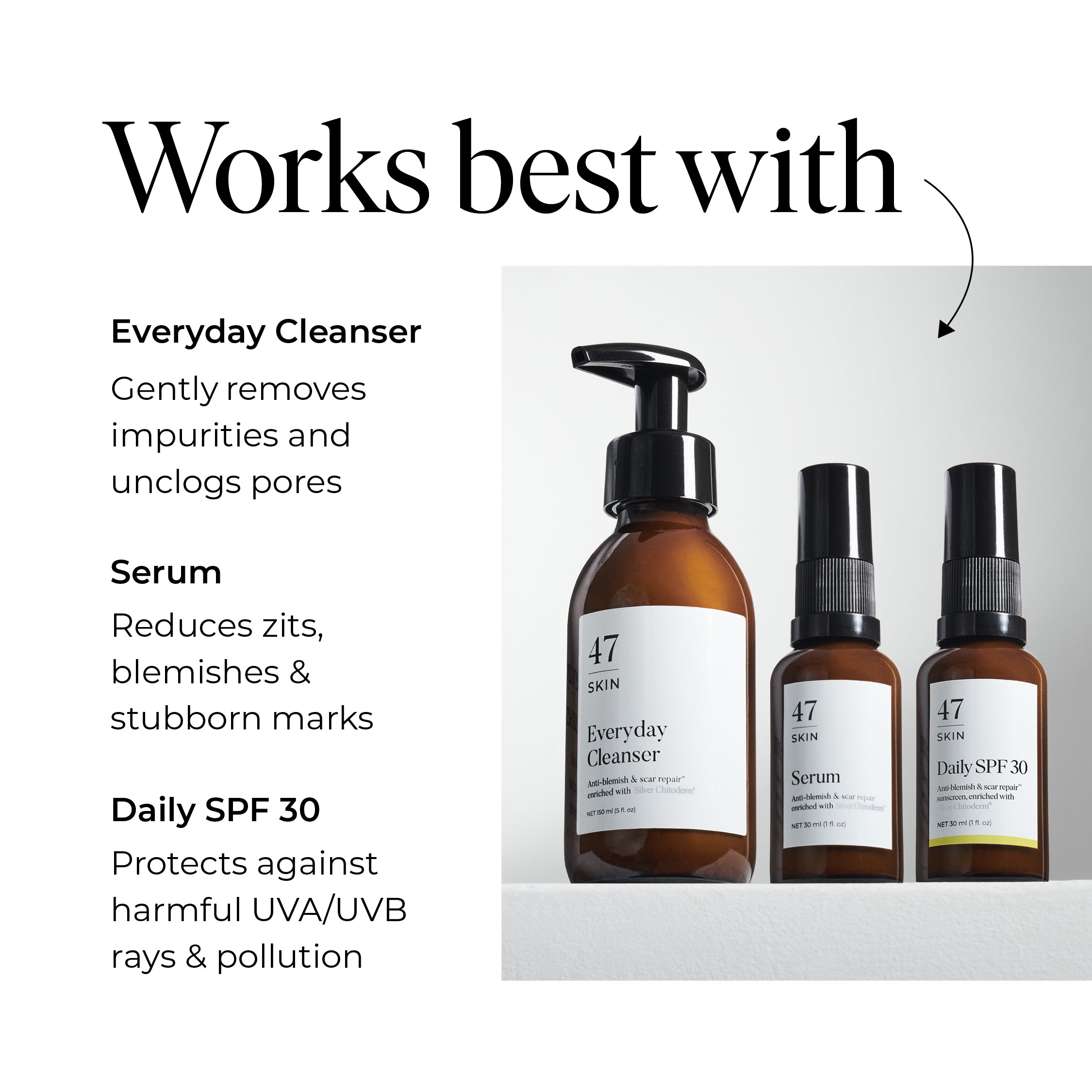 Daily SPF 30, enriched with Silver Chitoderm