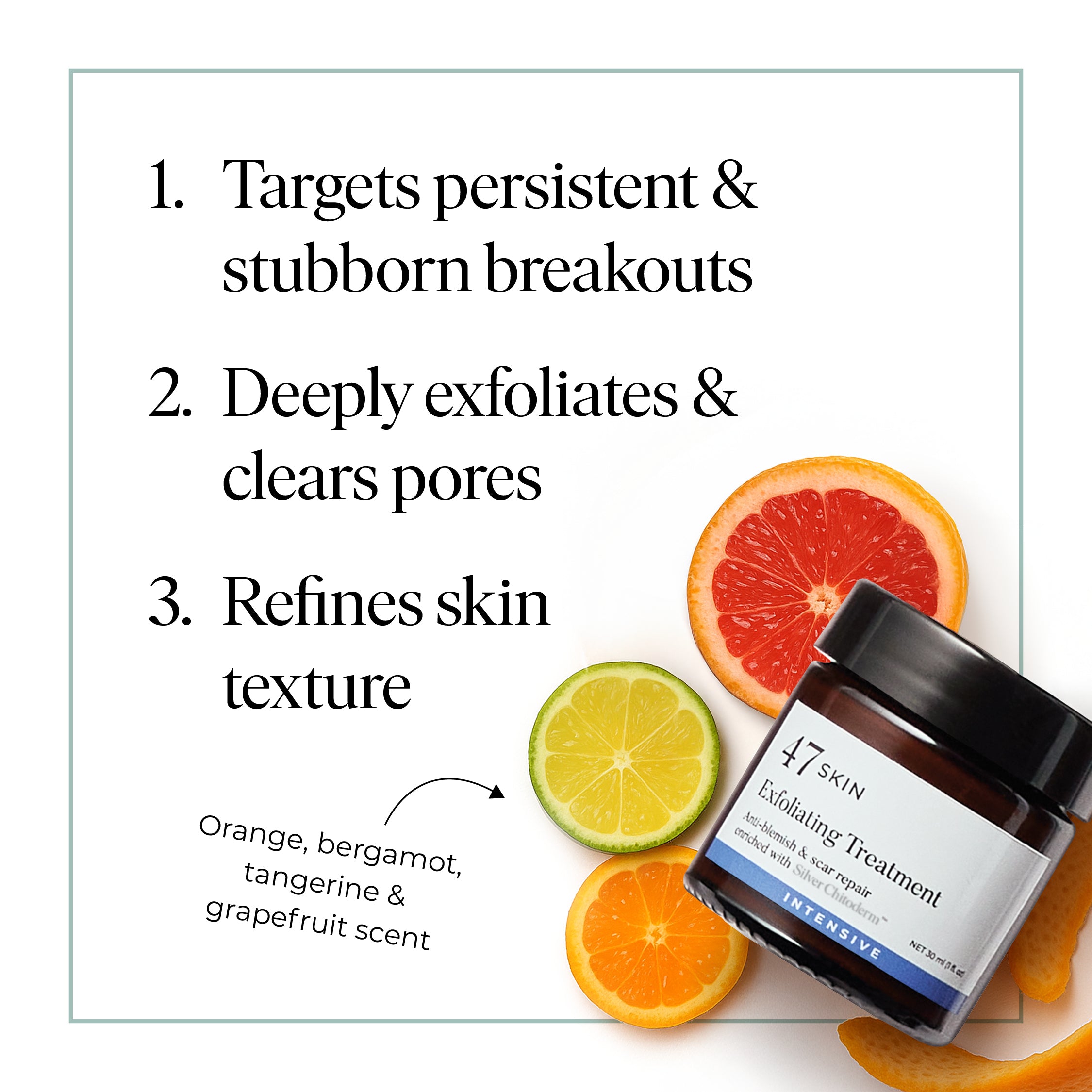 Exfoliating Skin Treatment for persistent, stubborn and cystic blemishes